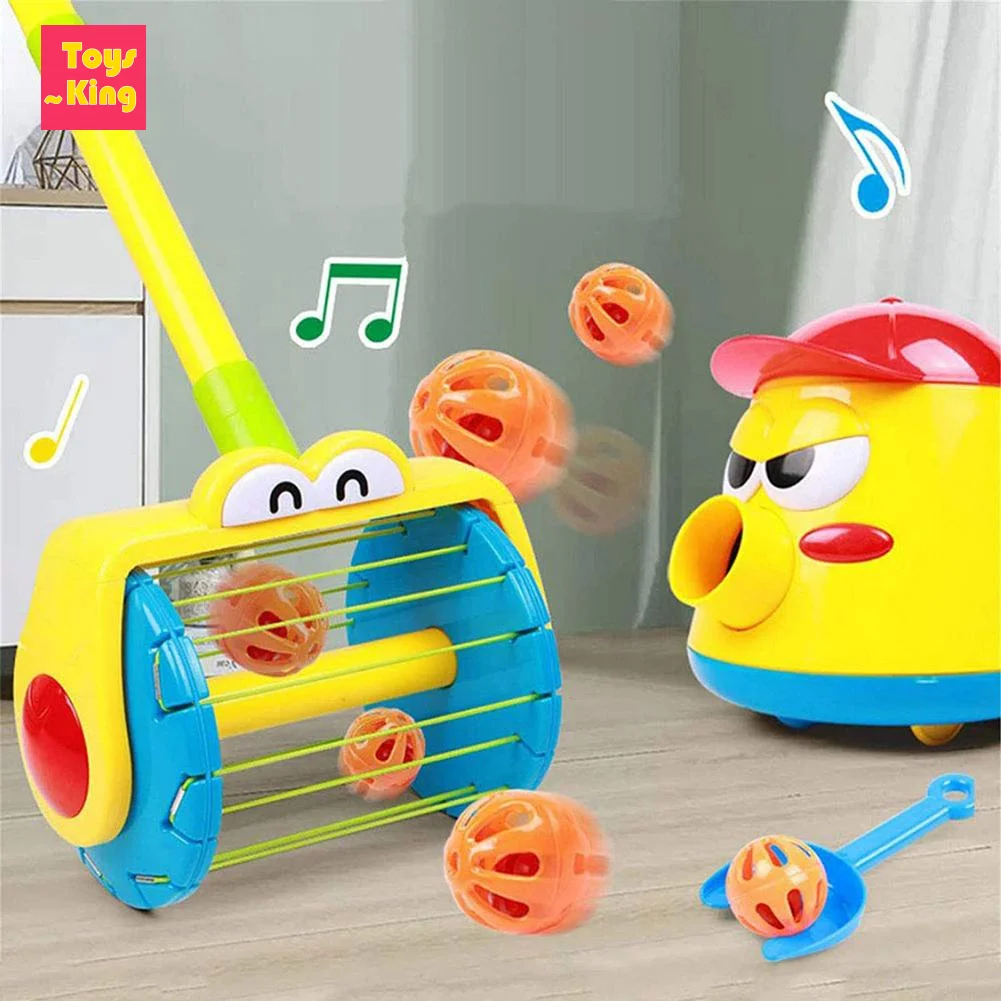 Kids Electric Vacuum Cleaner Baby Walker Toys Ball Launch Bubble Watering Can Push Push Ball Play House Puzzle Christmas Gifts