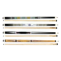 Billiards Cue Maple Wooden 1/2 Stainless Steel joint Pool Cue stick 58 Inches 19-21oz  in stock