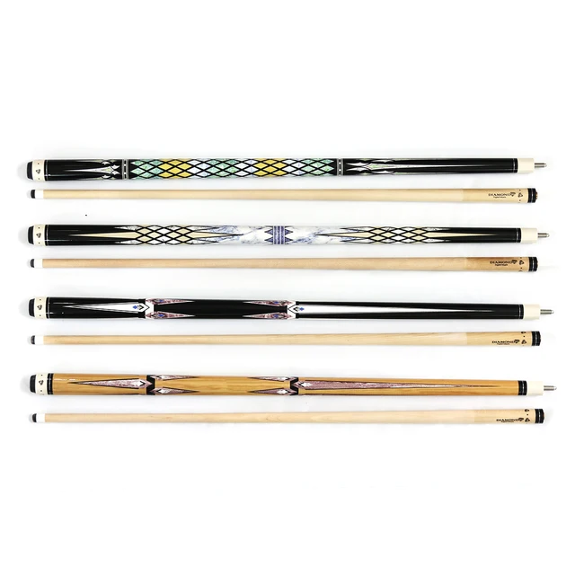 Billiards Cue Maple Wooden 1/2 Stainless Steel joint Pool Cue stick 58 Inches 19-21oz  in stock 1