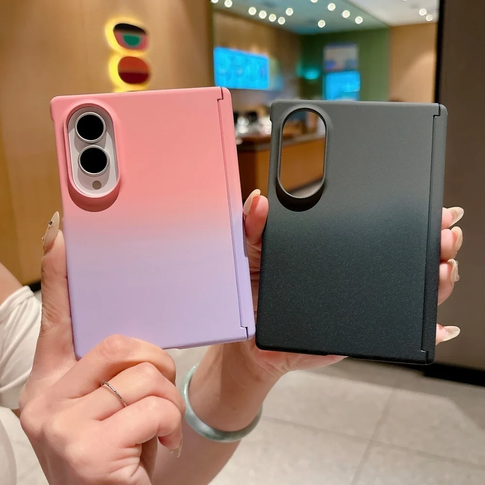 Luxury Gradient Double Color Matte Shockproof Hard PC Slim Frosted Case