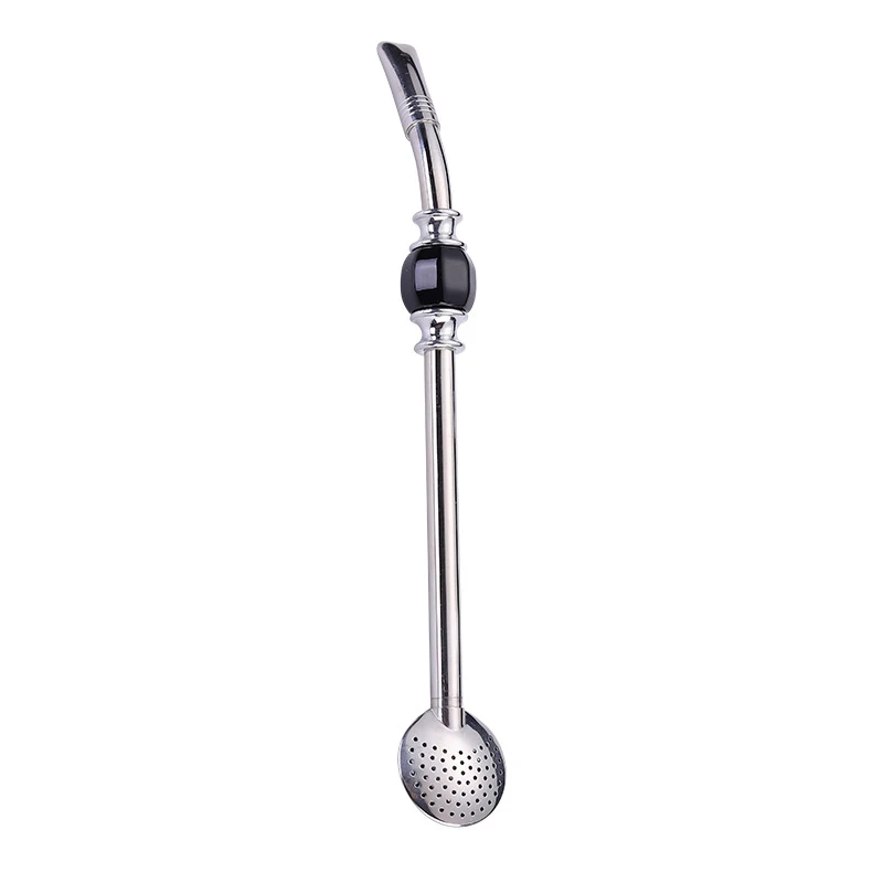 

Removable Filtered Spoons Drinking Straw Non-Toxic Reusable and Eco-Friendly Straws Suitable for Loose Tea Coffee Drinks