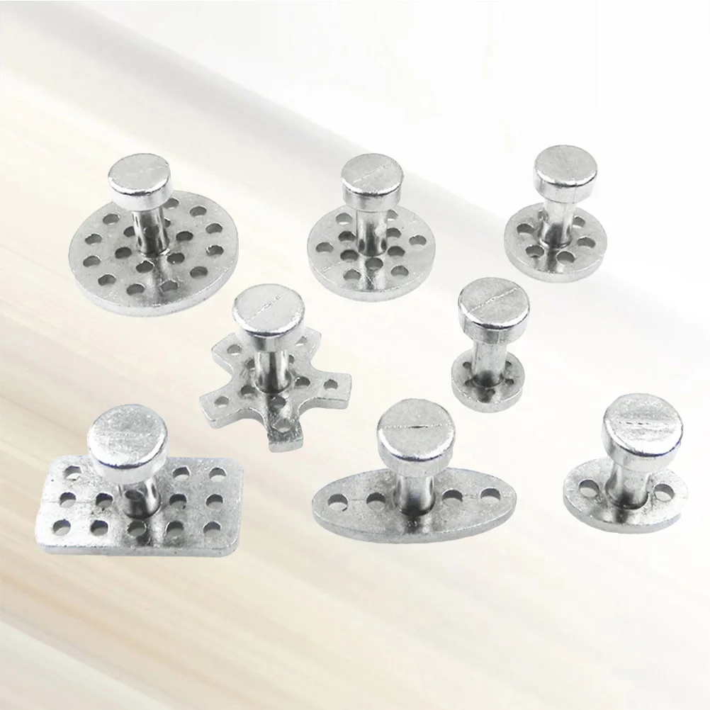 

8PCS Zinc Alloy Pull Buckle Set Puller Gasket Dent Repair Sucker Car Depression Repair Tool Accessories Automobiles, parts