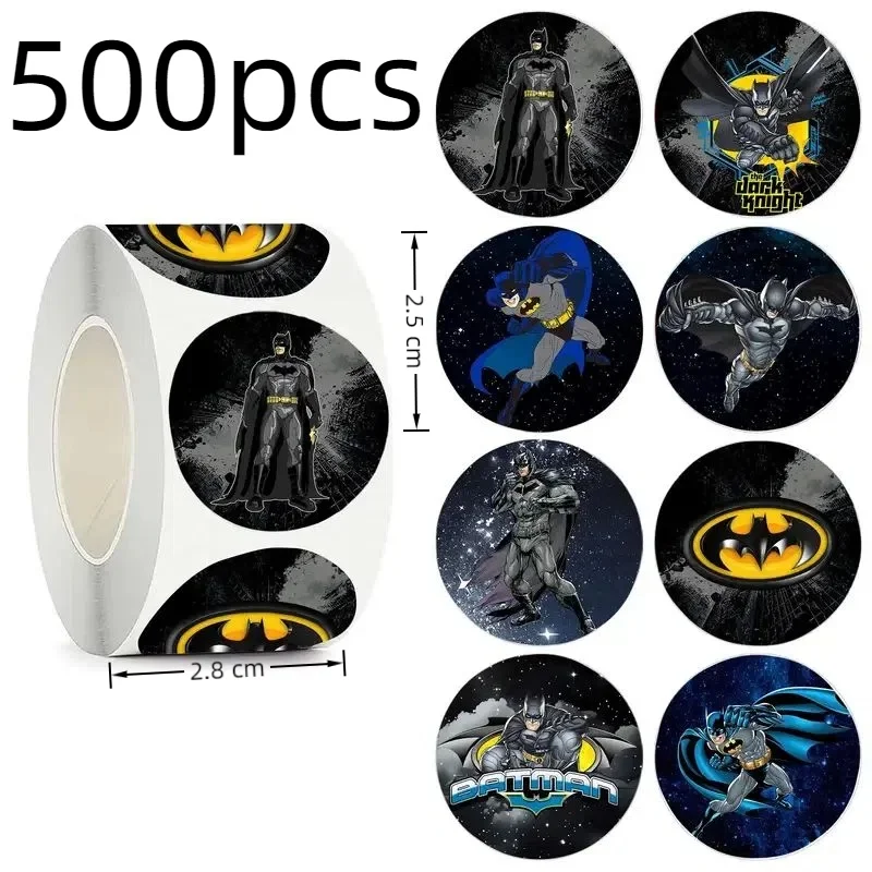 50 قطعة من ملصقات سوبرمان وباتمان - فينيل مقاوم لل...