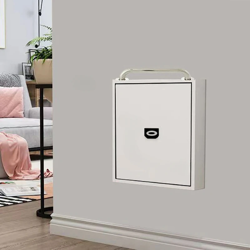 Folding Wall-mounted Bathroom Seats Simple Household Can Store Bathroom Chairs Porch Invisible Wall-mounted Shoe Changing Stool 2