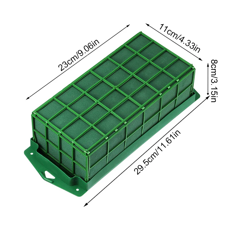 1Pc Oasis Wet Foam Blocks Floral Florist Green Foam Brick Fresh Flowers Mud for DIY Florist Flower Arrangements Mud Block
