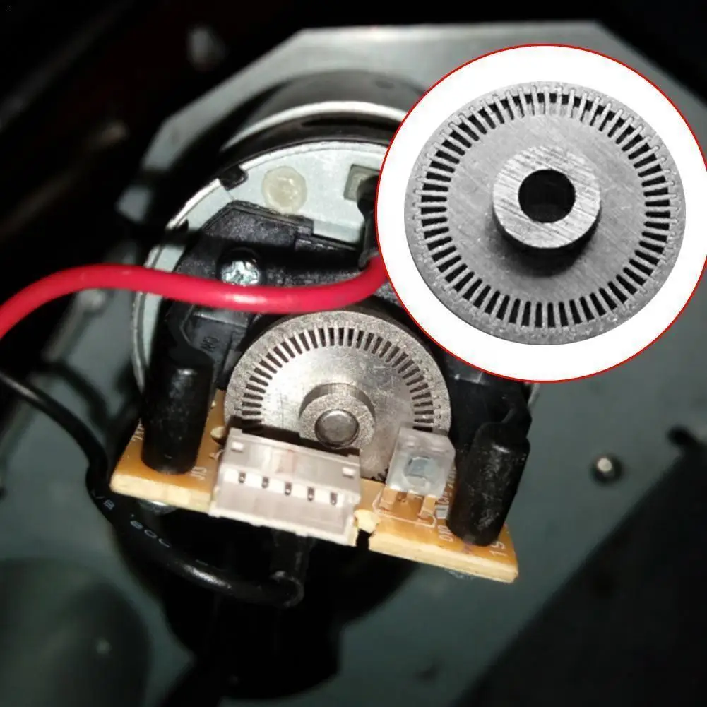 Per Logitech Volante Gt5 G25 60 Slot Sterzo Encoder In Acciaio Ottico Ruota Ruota In Acciaio Grata In Acciaio K7J9