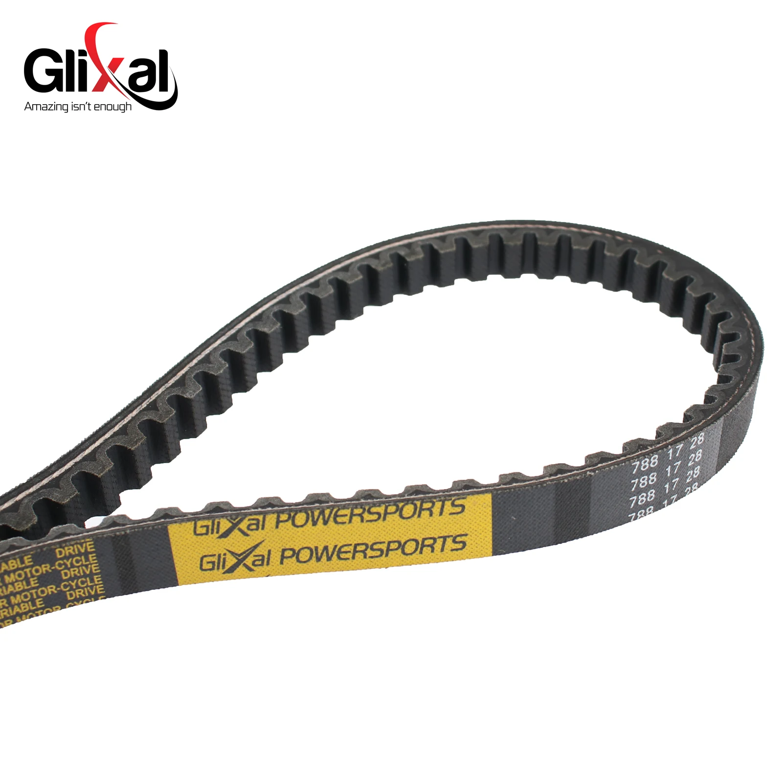 Glixal Jog 50cc 2 Stroke Scooter Moped 1PE40QMB Minarelli Engine CVT Drive Belt 788-17-28 motorcycle scooter drive belt