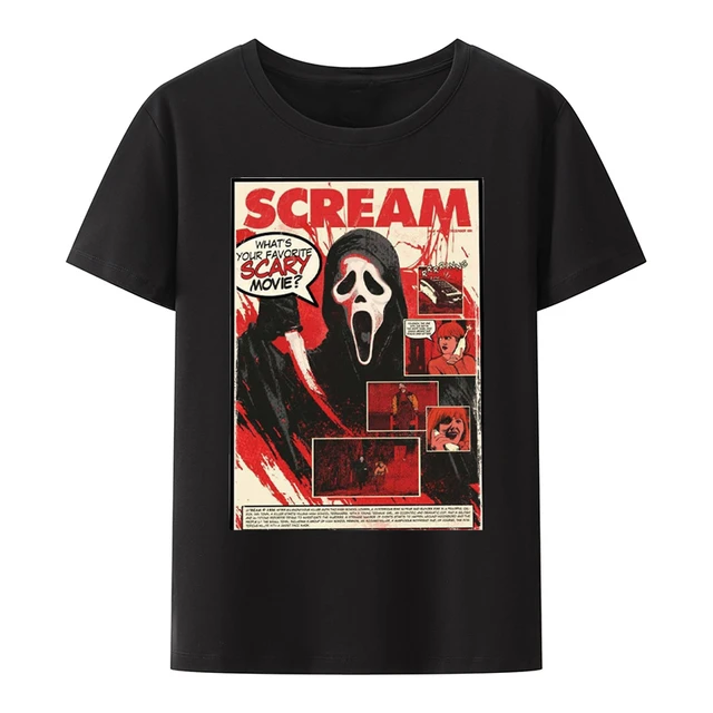 Ghost Face Killer Watch Scary Movies Men's Black T-shirt : Target