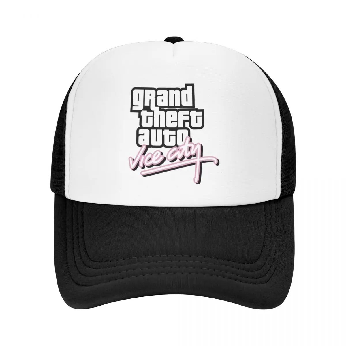 

Men Women San Andreas GTA Vice City Trucker Hats Outdoor Mesh Baseball Caps Snapback Caps Hat Trucker Hat Adjustable Summer