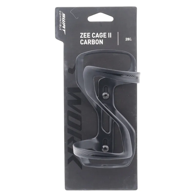 Bicycle Water Bottle Cage ZEE CAGE II Cycling Bottle Cage 28g Carbon Fiber Bike Bottle Holder Bicycle Cages Part Cycle Equipment