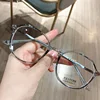 Clear Myopia Glasses Women Men Anti Blue Light Nearsighted Eyewear Transparent Round Frame Prescription Eyeglasses 0 To -600 6