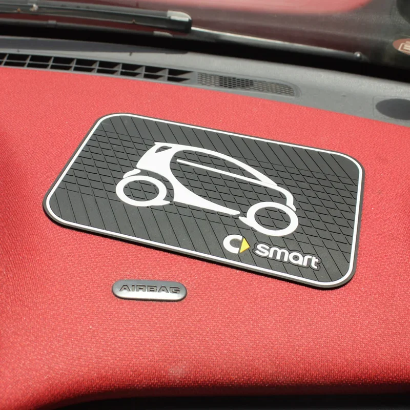 Car Dashboard Phone Holder Non-slip Silicone Mat for Smart 450 451 453 fortwo forfour