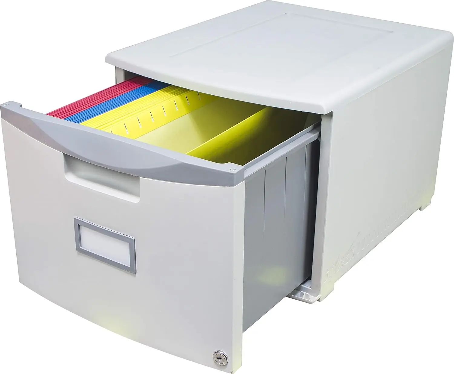 Filing Drawer with Lock, Legal/Letter, Gray, 2-Pack (61251A02C)