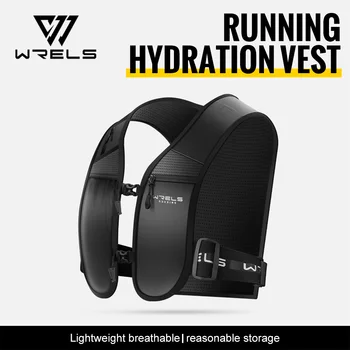 WRELS Gilet per idratazione da corsa Zaino Marathoner Running Race Idratazione Gilet da corsa leggero Borsa da trekking Gilet per idratazione 1