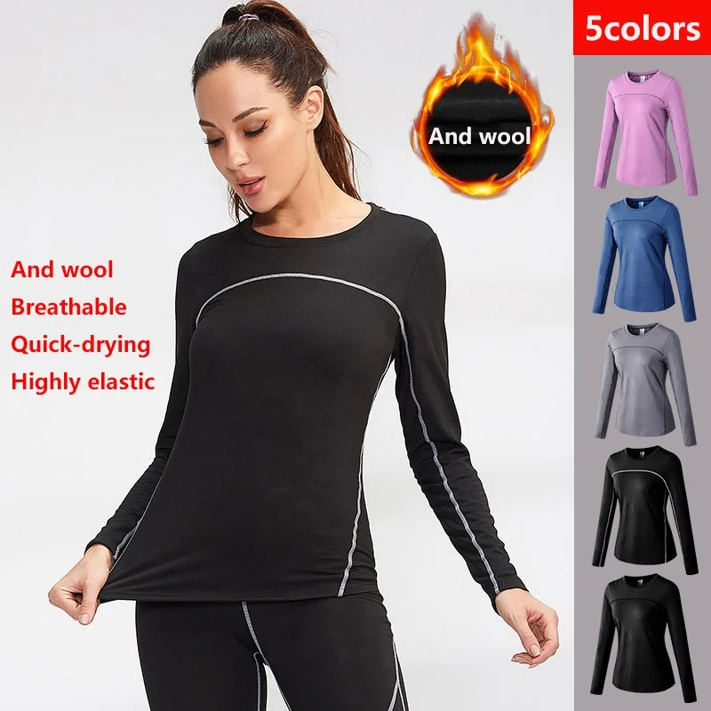 Women's Autumn Winter Long-sleeved Training Top 1