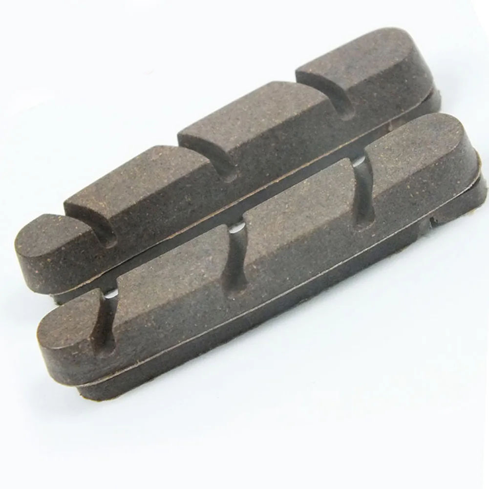 

2pcs Bike Brake Pads Hot Sale 54.5mm Rubber Road Cycling Pads Replacement Part Tools For-Shimano Carbon Fiber Rim Wheel Frame