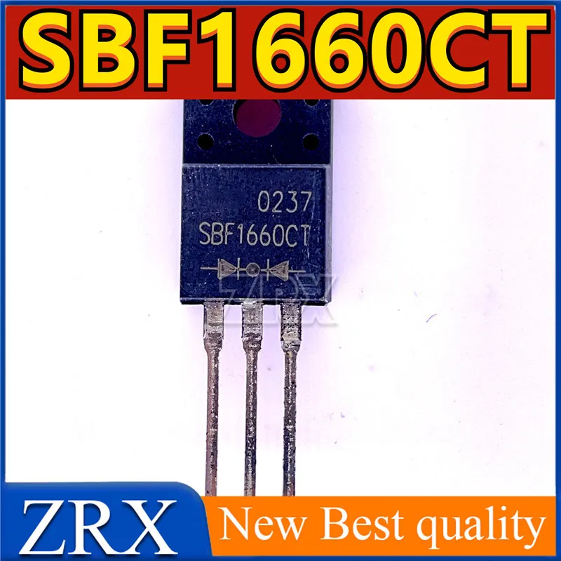 

5 шт./партия, новые оригинальные ДИОДЫ Schottky SBF1660CT