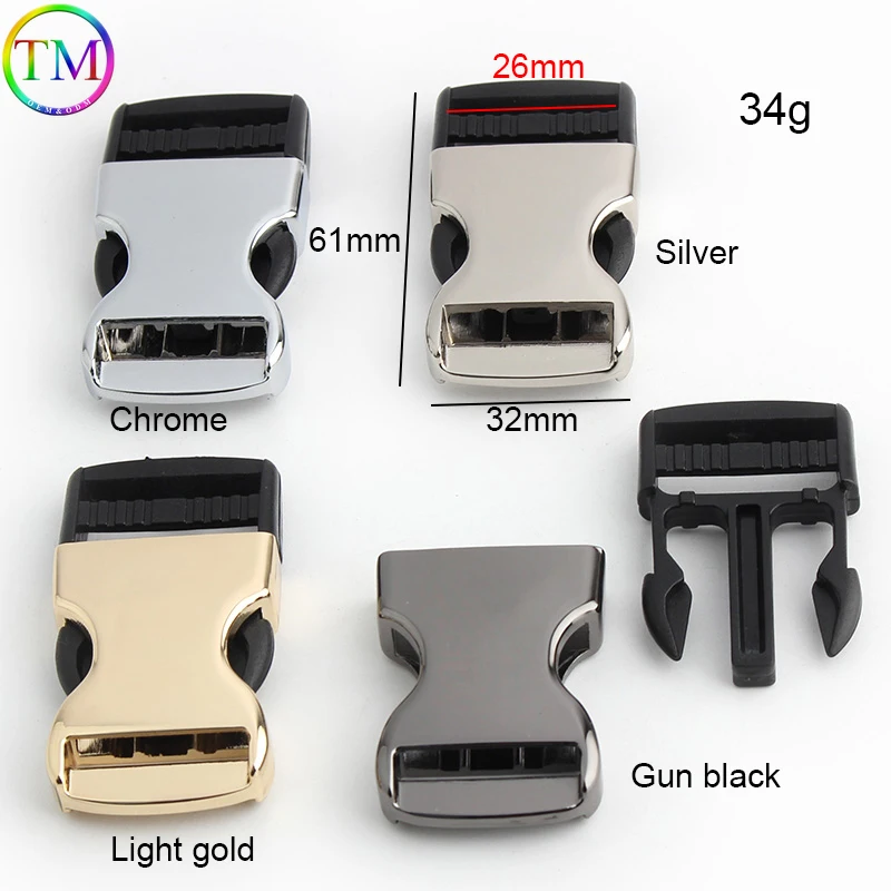 5/10/30Pieces Metal Backpack Strap Buckle For Women Handbag Collar Necklace Bracelet Belt Release Hooks DIY Bags Accessories