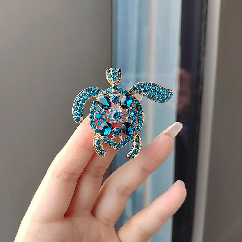 AUAUY 5 Piezas Tortuga Llaveros Pintura Diamantes, 5D DIY Diamond