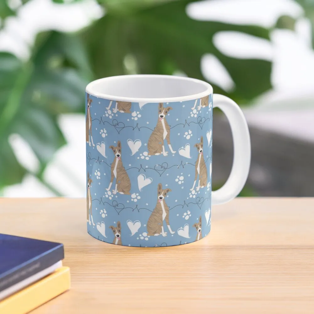 

LOVE Red Brindle Whippet Coffee Mug Set Creative Cups Cups For And Tea Mug