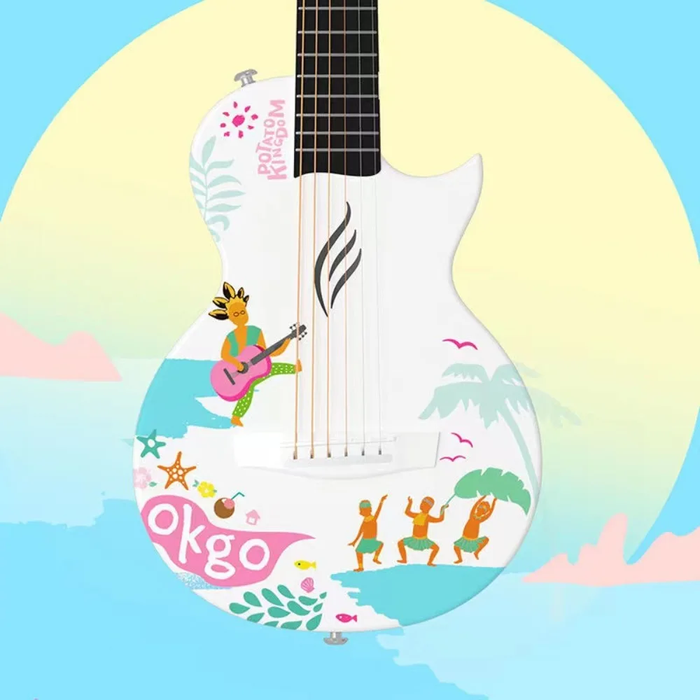 Enya NOVA GO potato kingdom joint 30-inch carbon fiber intelligent beginner children's folk guitar