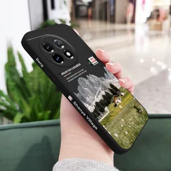 Broad Village Liquid Silicone Phone Case - Premium Durable Protection Cover - OnePlus 9RT 5G (Black)