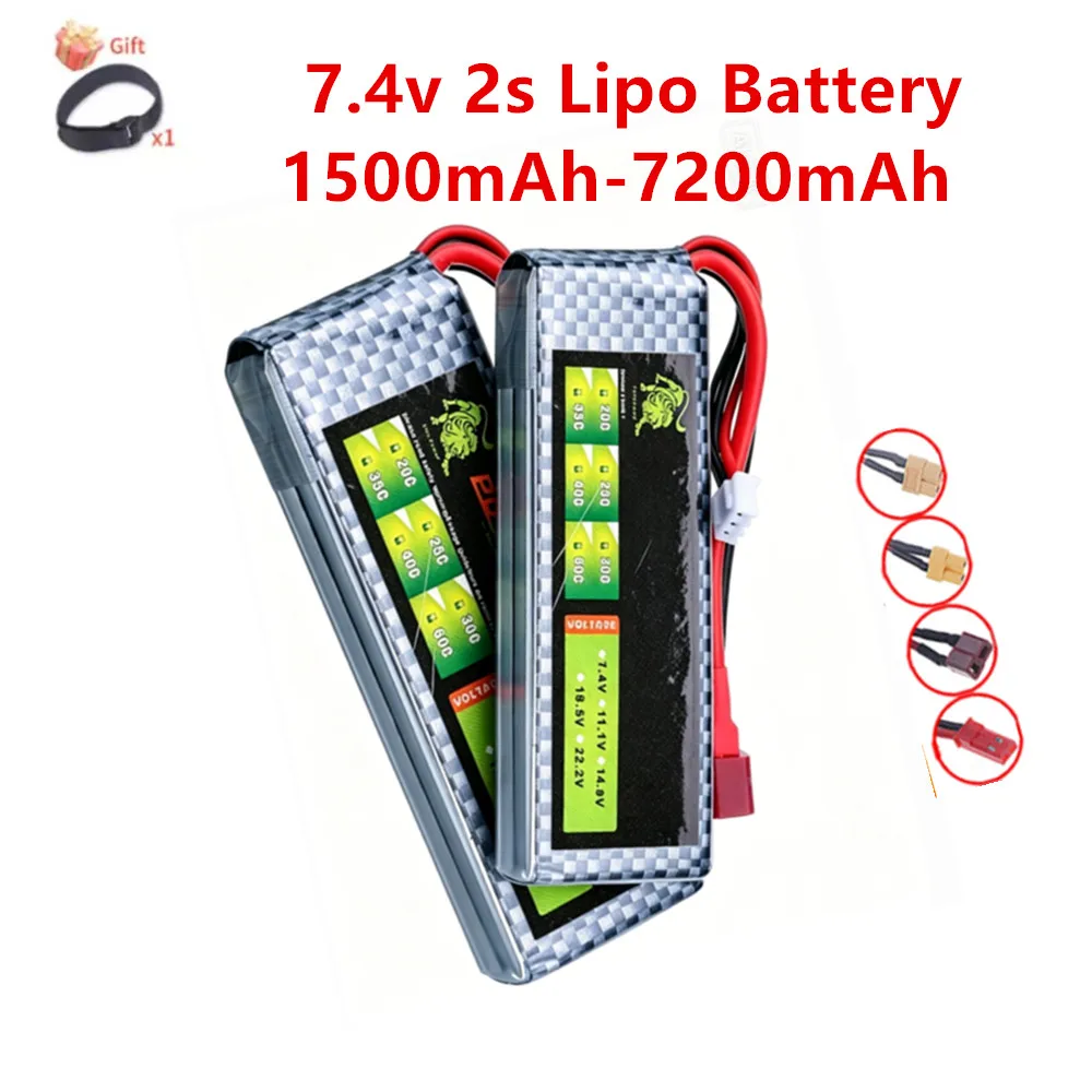 Batterie LiPo 11.1V 1500-3300mAh XT60/T pour RC Drone Voiture