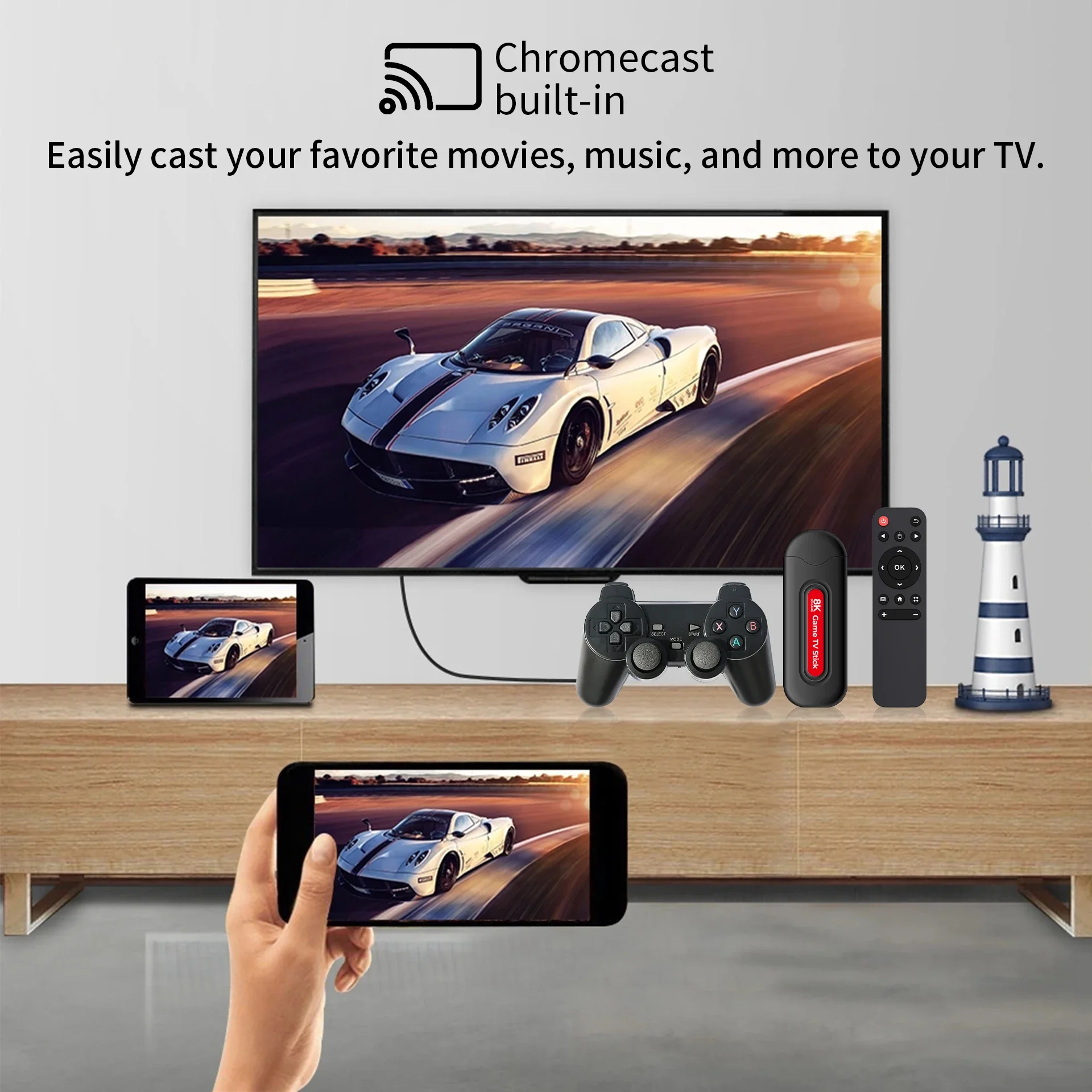 2025 NEW Q9 pro 5G android HDMI USB mini game stick 3D 4k ideo game 2.4G wireless two player supports 14 emulators 40000 games