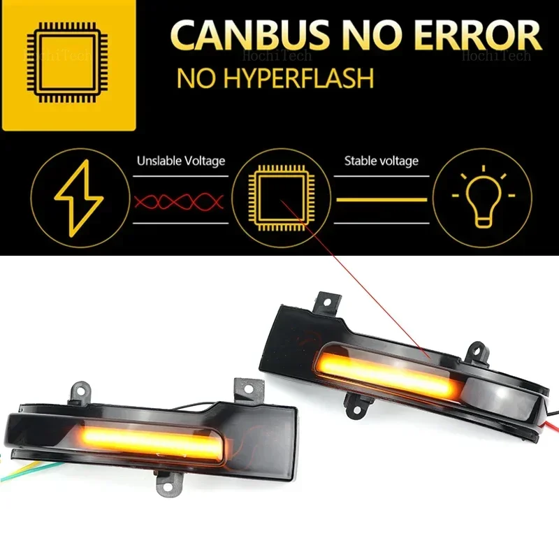 미쓰비시 아웃랜더 GF GG ZJ ZK ZL 2013-20 용 LED 다이내믹 방향 지시등, 미러 표시기 점멸등, 랜서 2016, 2 개