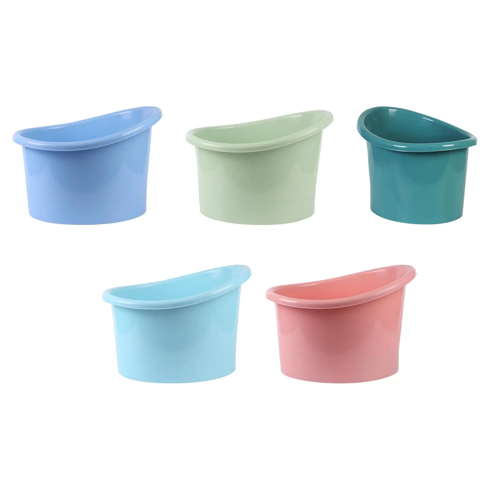

Baby Tub Bucket Non Slip Bathroom Accessories Portable Tub Sitting up Baby Bath Bucket for Baby Kids Newborn Boys Toddlers