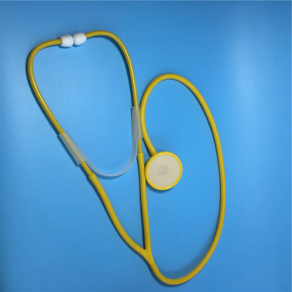 DIY Doctor Stethoscope Toy Portable Kids Educational Stethoscope Lightweight Scientific Experimental Equipment for Boy Girl Gift