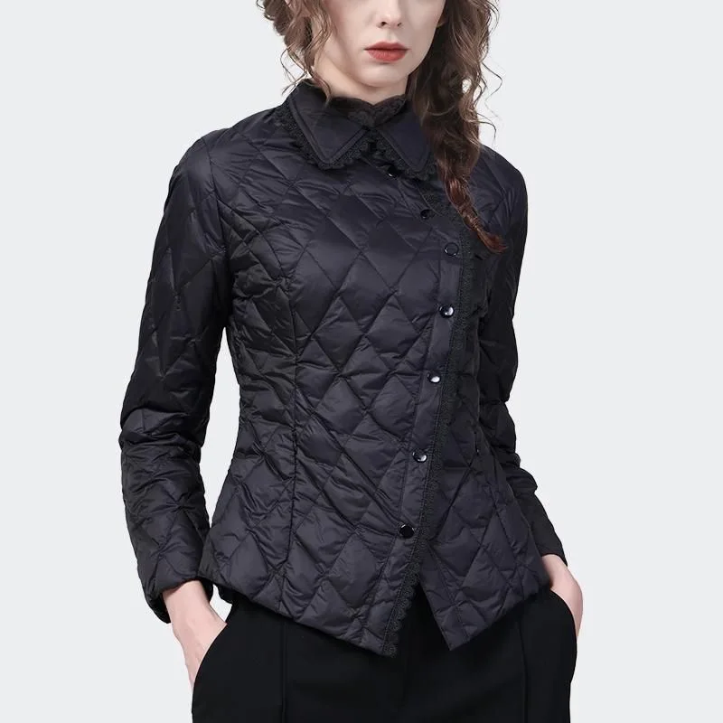 

Women's Jacket Autumn Winter Clothes Cotton Elegantly Paired Lightweight Slim Fit Showing Slim Waist Short Jackets For Women