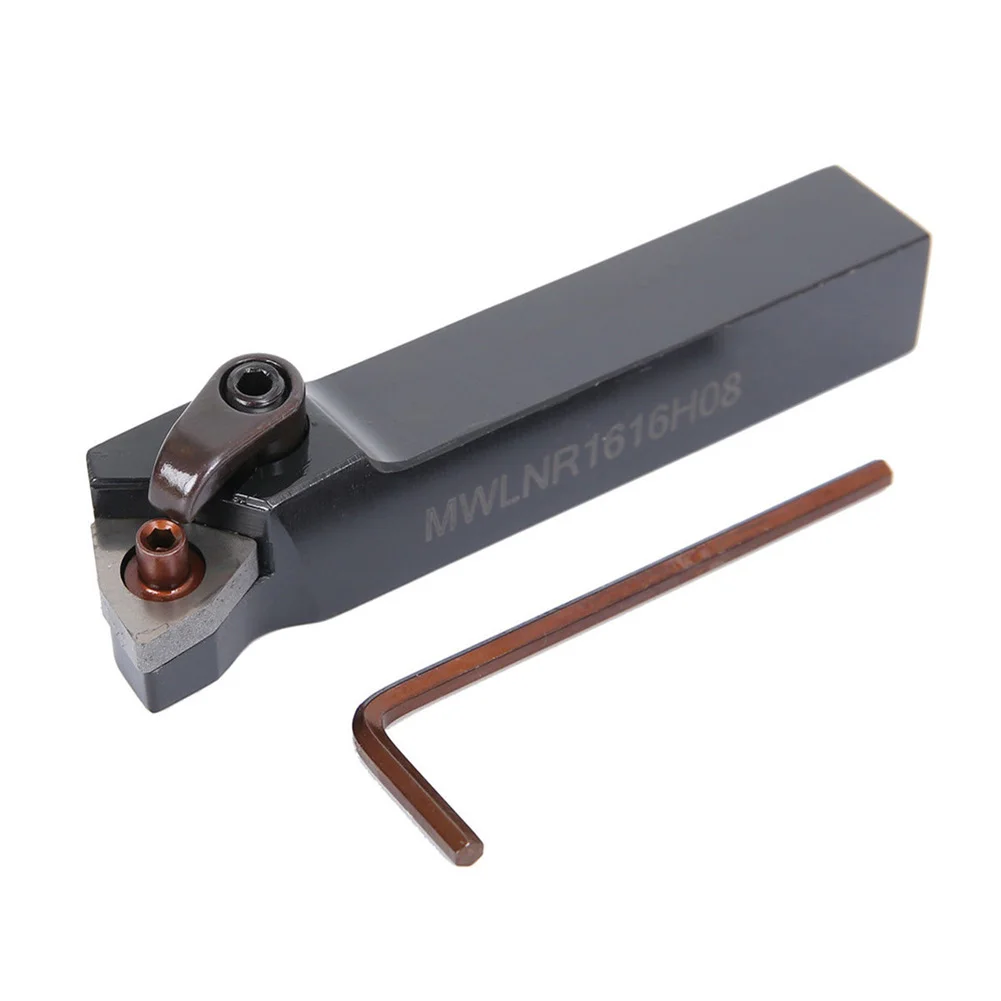 

100mm*16mm Carbon Steel MWLNR1616H08 Lathe Turning Holder Tool Wrench Set For WNMG0804 Carbide Insert Lathe Tool