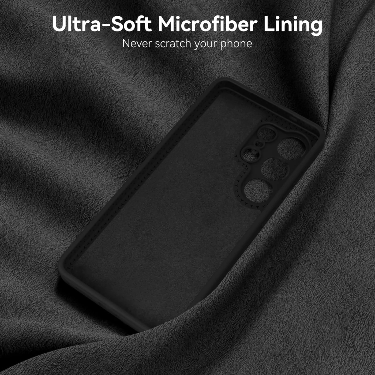 Liquid Silicone Shockproof Phone Case - Pure Color Soft Cover