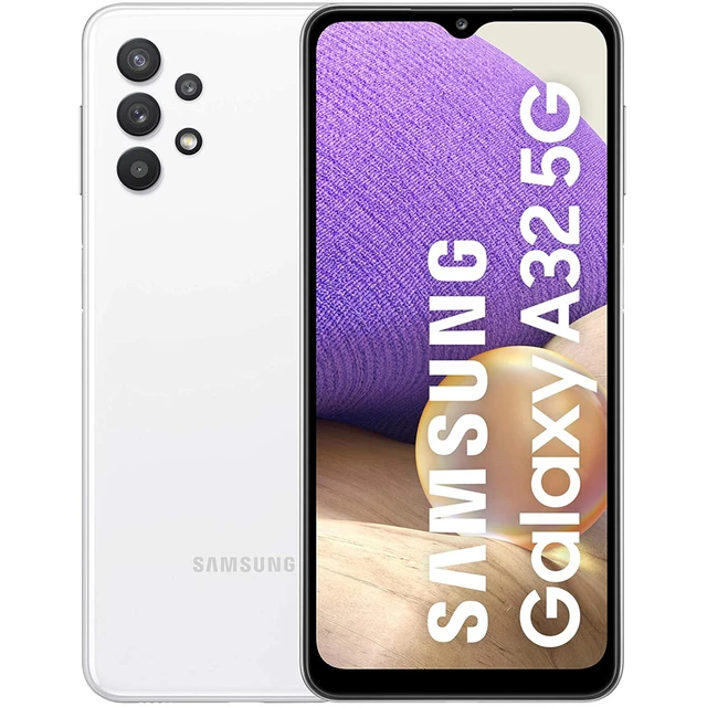 Original Samsung Galaxy A32 A326U A326B A326K 5G Mobile Phone 6.5″ 4GB RAM 64/128GB ROM 48MP 13MP CellPhone Octa Core SmartPhone