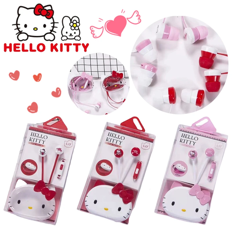 Hello Kitty Headphones Wired Mic Hello Kitty Samsung Headphones 3
