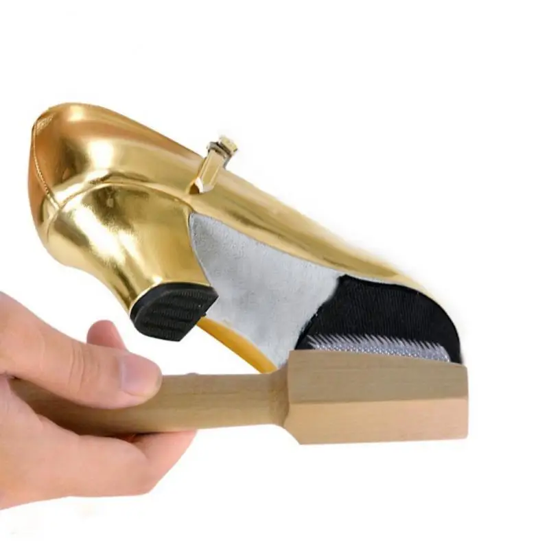 1~10PCS Wood Suede Sole Wire Cleaners Dance Shoes Cleaning Brush For Footwear   C63B 5