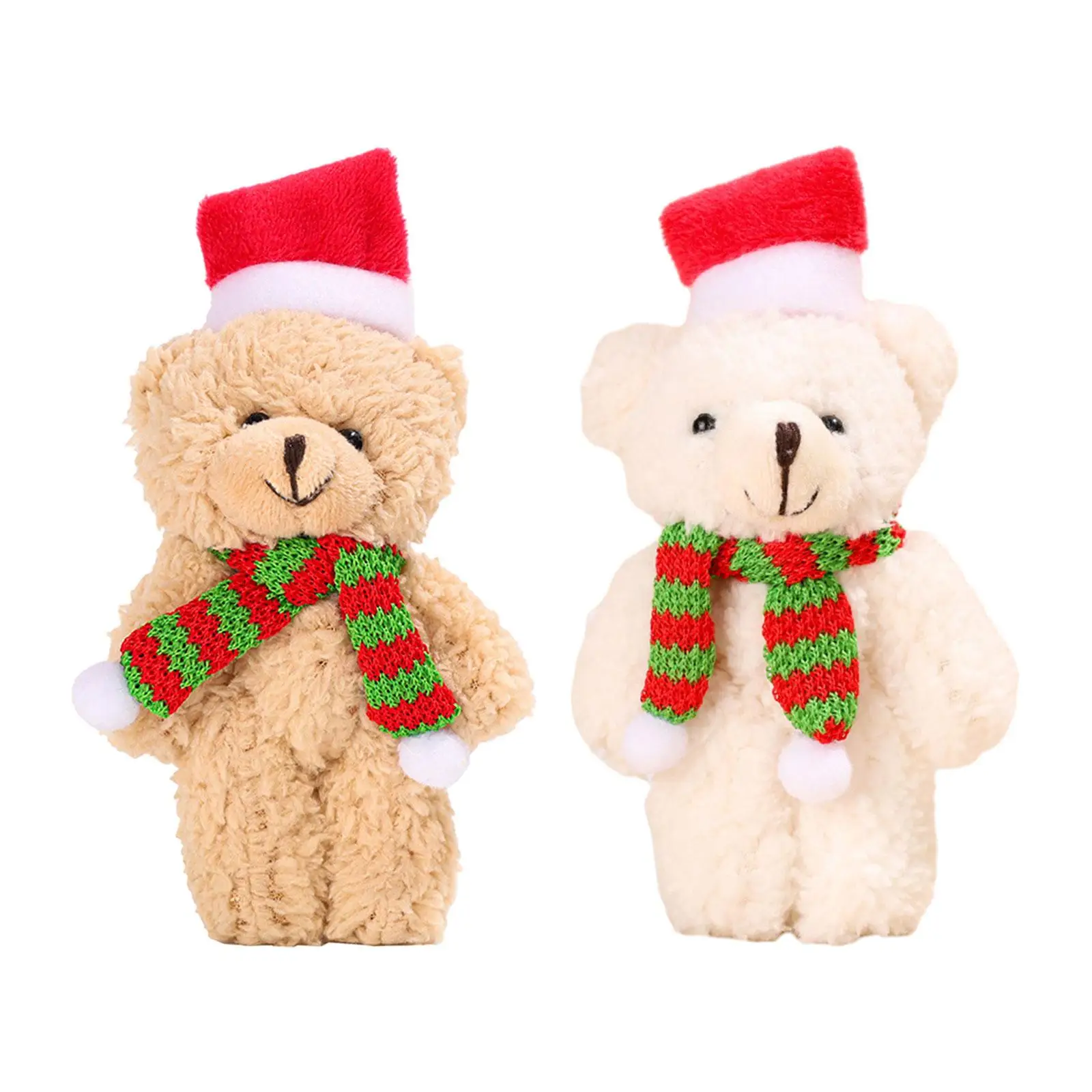 

Stuffed Animal Play Cute Plush Bear Christmas Toy for Festival Birthday Home