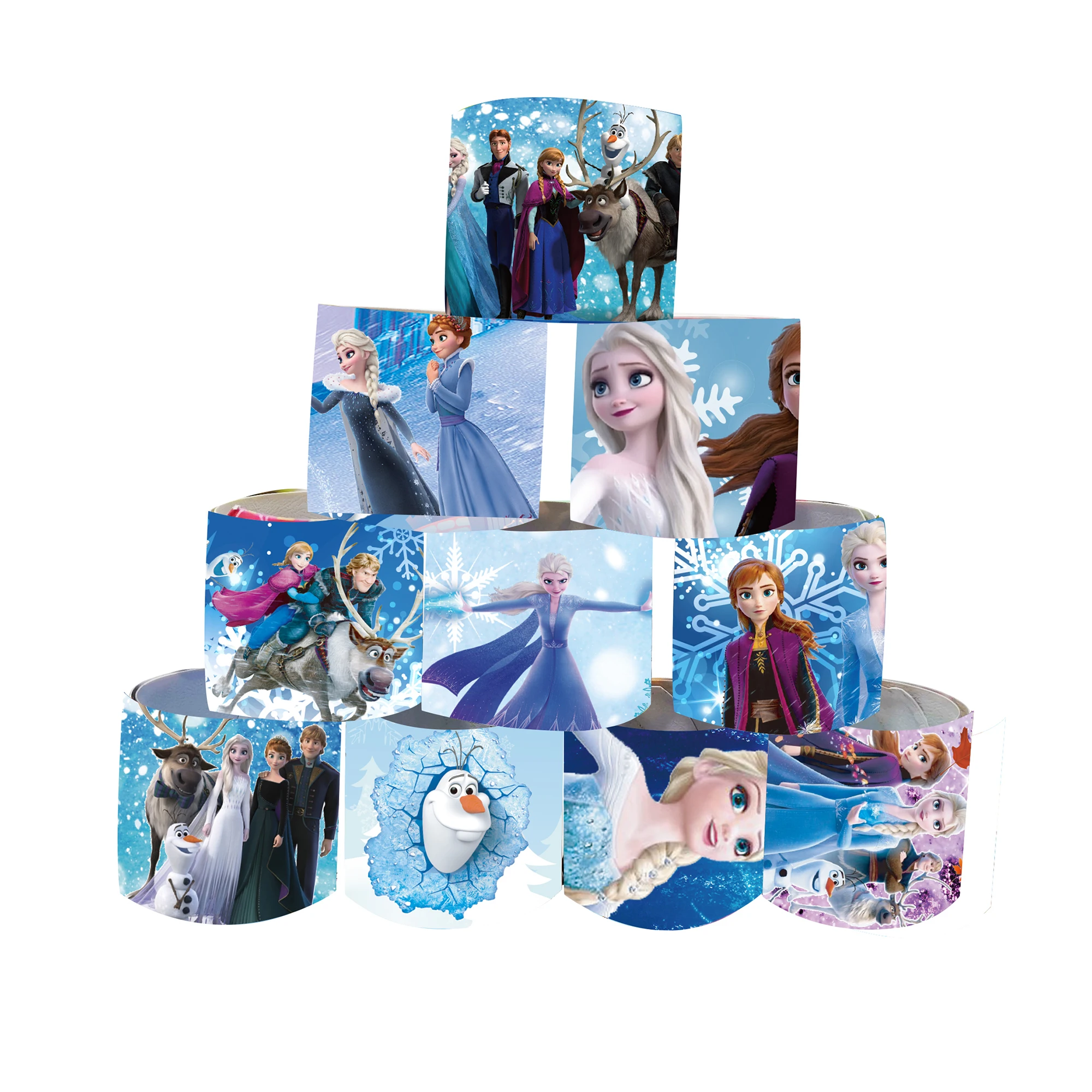 Frozen Slap Bracelets Anna Elsa Princess Party Favor Girls Kids