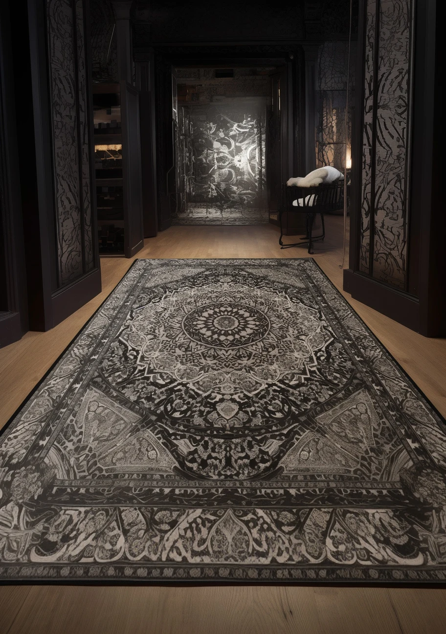 Persian Retro Living Room Decoration Carpet Luxury BOHO Home Decor Bedroom Rug Comfortable Fluffy Washable Floor Mat Non-slip 3