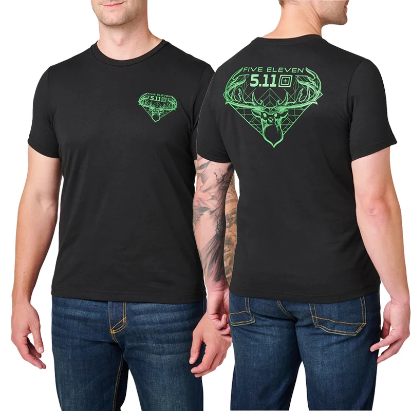 5.11 CSI Tactical Graphic Cotton T-shirt Unisex Summer Short Sleeve