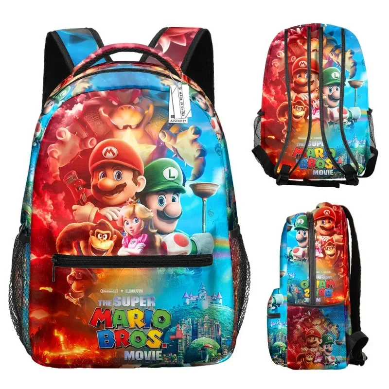 Luigi Mario Kart School Bag Super Mario Kart Sac A Roulette Mario