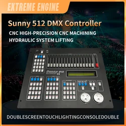 Professional Stage Light DMX Master Console New Sunny 512 DMX Controller With Flycase Package Use For Led Par Beam Moving Head