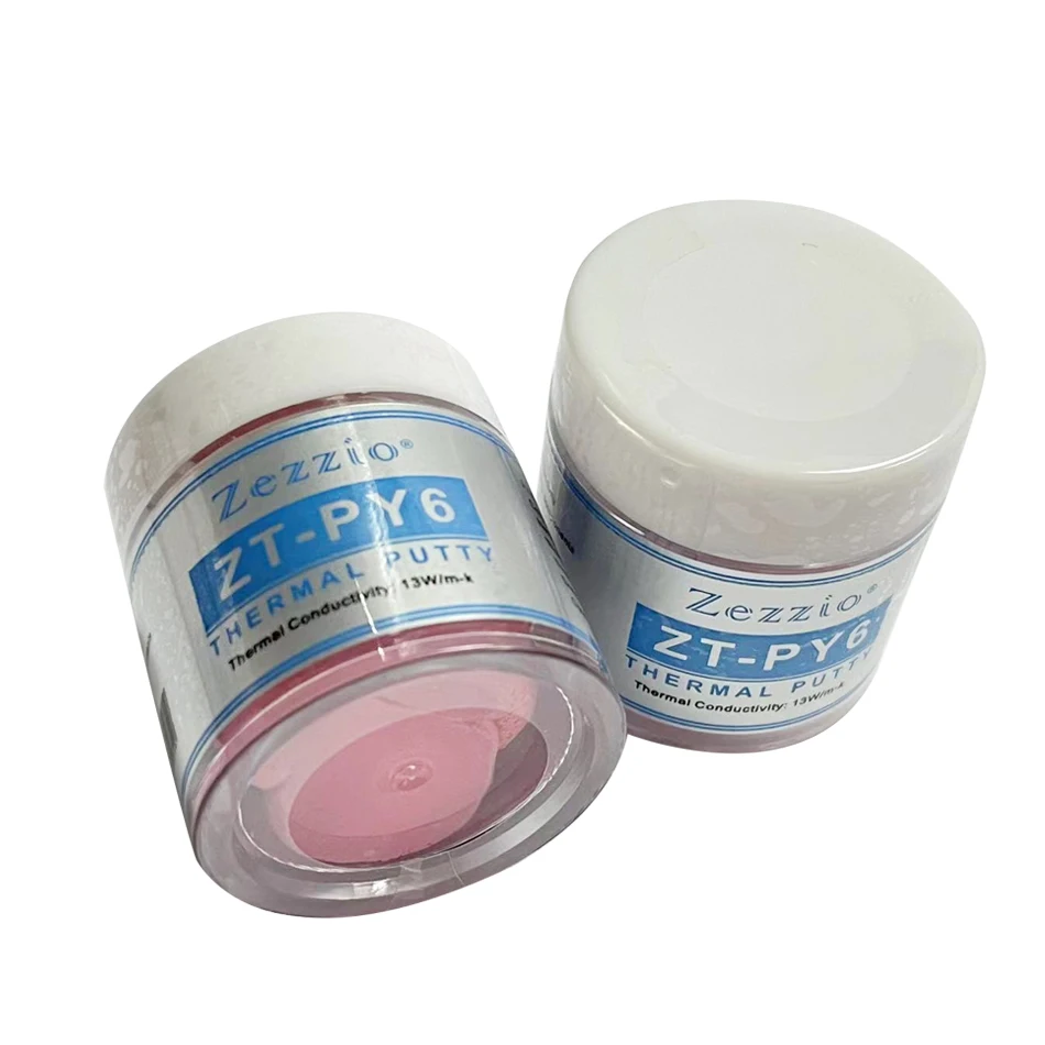 Thermal Putty Heat Blocking Putty para Vga Gpu Processador ic Refrigeração Rápida Alto Desempenho 13w M-k 10g 20g 50g Zezzio-zt-py6 - Imagem 2