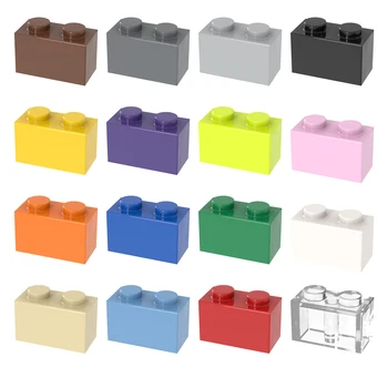 [FunBrick] 20PCS DIY Building Blocks Thick Figures Bricks 1x2 Dots Educational Creative Size 1*2 Dot Compatible With 3004 Toy f 1