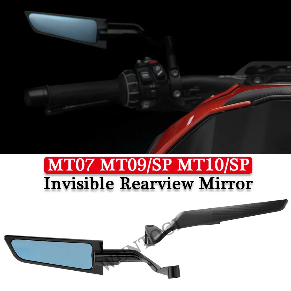 

Motorcycle Mirrors Stealth For YAMAHA MT07 MT09/SP MT10/SP Winglets Mirror Kits Adjustable Mirrors Motorcycle Wing Mirrors