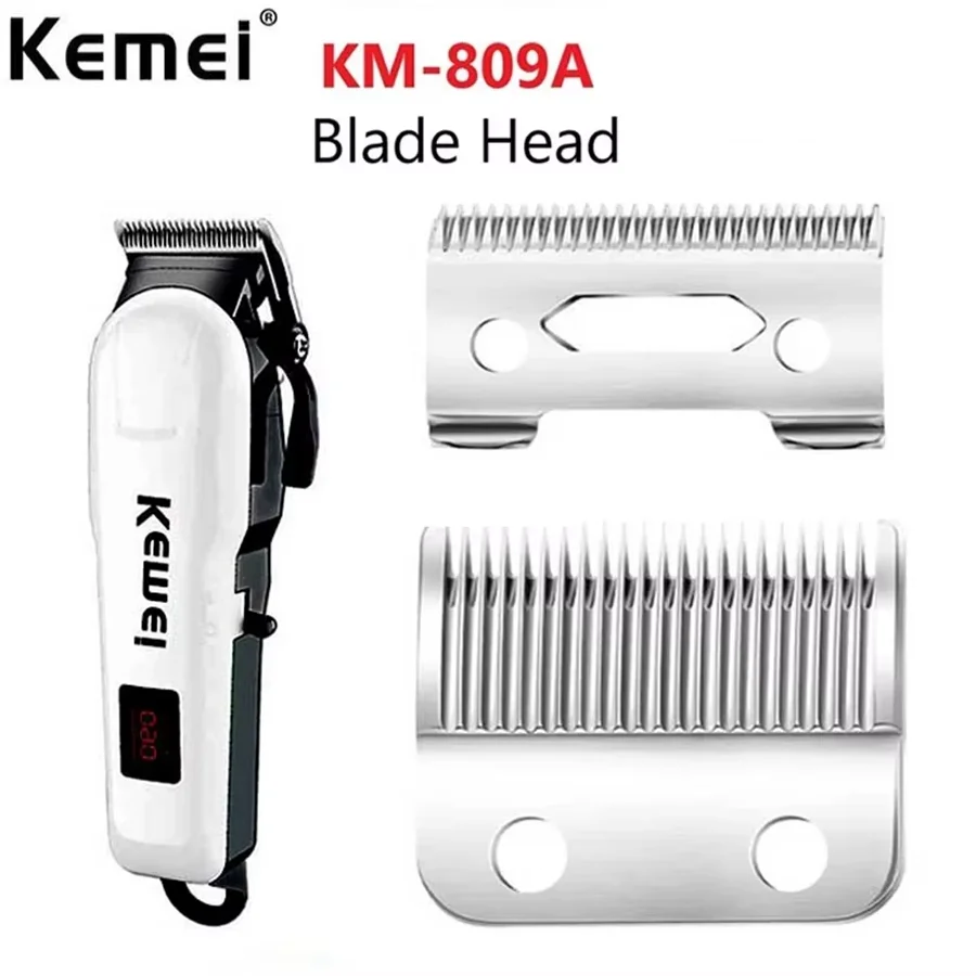 Professional Hair Clippers cutting machine Blade For Kemei KM-809A hair clipper accessories Replacement Blade Head BEST SELLERS Professional Hair Clippers cutting machine Blade For Kemei KM-809A hair clipper accessories Replacement Blade Head BEST SELLERS