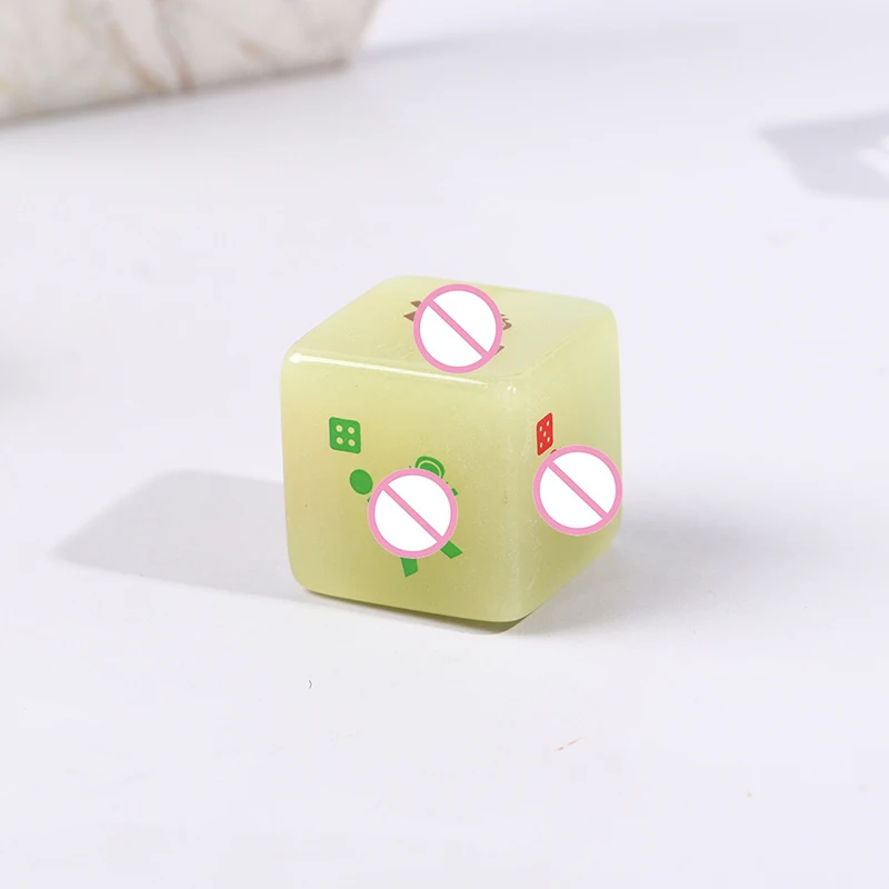 4 Sides Luminous Sex Dice Toys for Couples Adults Games Romance Love Hunour