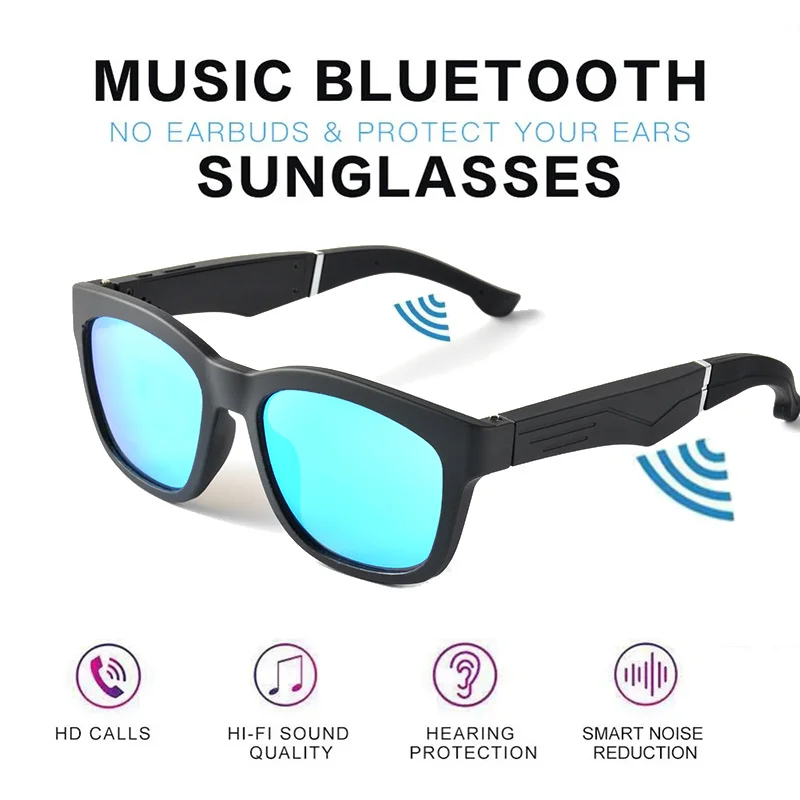 Smart Intelligent Reality Glasses Bluetooth 5.0 Glasses Android IOS AI