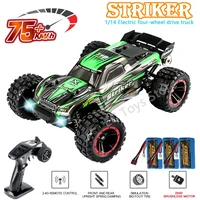 HAIBOXING 2105A T10 1:14 75KM/H 4WD RC Car Brushless RC Cars High Speed Drift Monster Truck for Kids vs Wltoys 144001 Toys 1